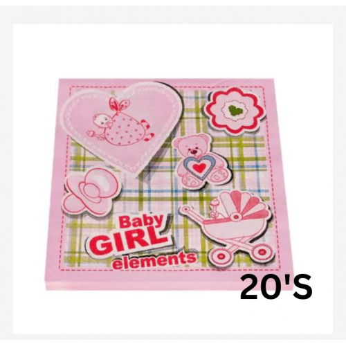 SERVITTES PINK BABY GIRL 20'S SERVITTES PINK BABY GIRL 20'S